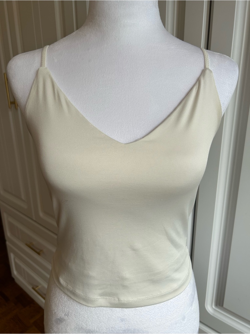 Dynamite Cream V-Neck Spaghetti Strap Camisole
